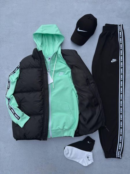 Костюм мужской Найк Nike жилетка кофта штаны кепка весенний осенний 2627231432 фото