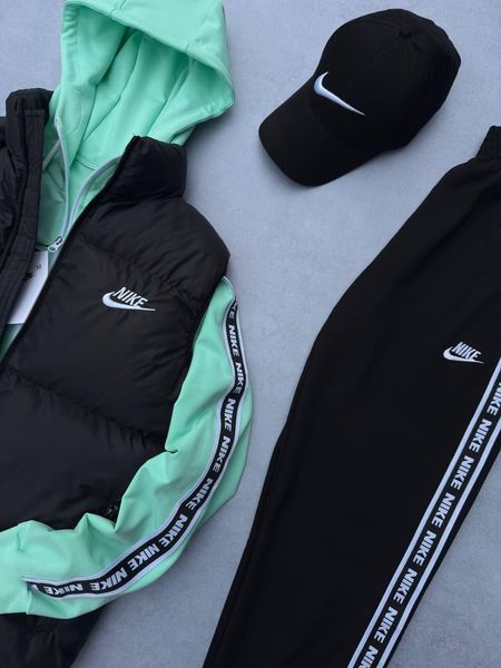 Костюм мужской Найк Nike жилетка кофта штаны кепка весенний осенний 2627231432 фото