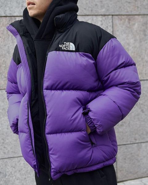 Куртка чоловіча зимова The North Face до - 25*С тепла Фіолетова | Пуховик чоловічий зимовий TNF Преміум якості 2024143338 фото