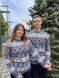 Светр новорічний з оленями чоловічий в'язаний вовняний XXL (XL) 2384778099 фото 8