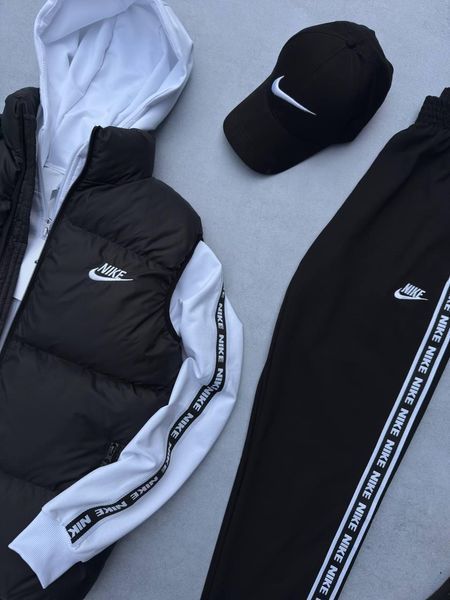 Костюм мужской Найк Nike жилетка кофта штаны кепка весенний осенний 2627231435 фото