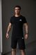 Комплект спортивний чоловічий Adidas чорний футболка шорти костюм літній трикотажний адідас повсякденний XXL 2656563982 фото 5