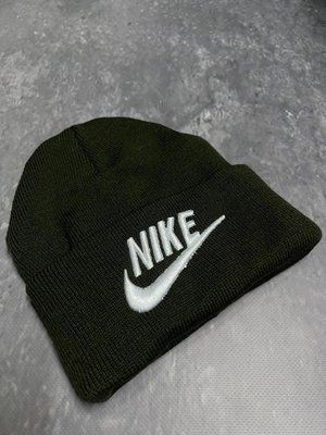 Шапка с добавлением шерсти Nike хаки 2375348393 фото