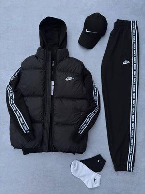 Костюм мужской Найк Nike жилетка кофта штаны кепка весенний осенний 2627231436 фото
