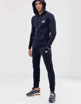 Чоловічий Спортивний костюм Найк теплий Осінній Nike Кофта та штани M 2354292926 фото