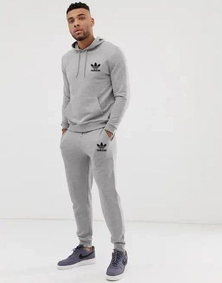 Спортивний костюм Чоловічий Адідас Осінній теплий Adidas Худі та штани XXXL 2355008798 фото