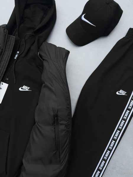 Костюм мужской Найк Nike жилетка кофта штаны кепка весенний осенний 2627231436 фото