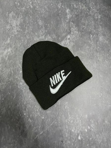 Шапка с добавлением шерсти Nike хаки 2375348393 фото