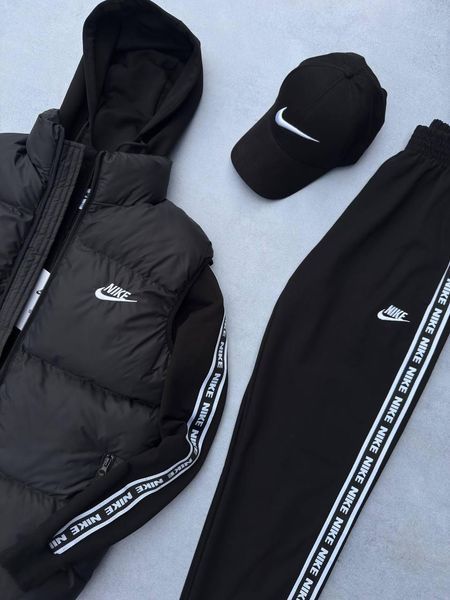 Костюм мужской Найк Nike жилетка кофта штаны кепка весенний осенний 2627231436 фото