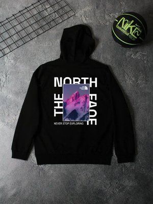 Худи мужская The North Face черная летняя осенняя весенняя спортивная кофта двунитка XXL 2610972442 фото
