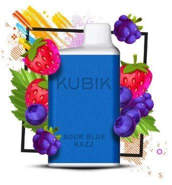 Kubik Max 6000 Sour Blue razz Кисла Блакитна Малина kubik15 фото