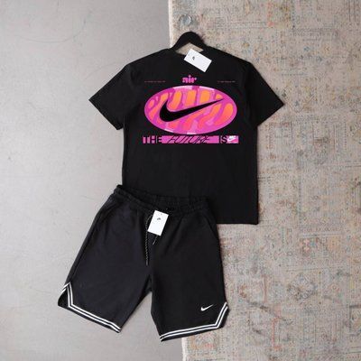 Костюм чоловічий літній Найк футболка шорти спортивний комплект NIKE 2660234712 фото