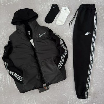 Спортивный костюм мужской Найк Nike жилетка спортивный комплект демисезонный весенний осенний L 2627478387 фото