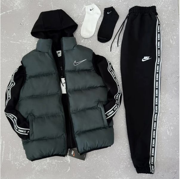Спортивний костюм чоловічий Найк Nike жилет спортивний комплект демісезонний весняний осінній 2627478387 фото