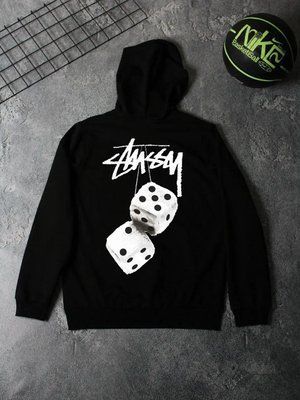 Худи мужская STUSSY весенняя летняя осенняя спортивная кофта двунитка черная M 2610974688 фото