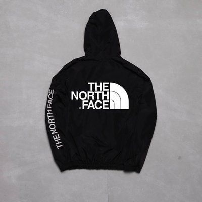 Вітровка чоловіча The North Face чорна куртка з капюшоном весняна осіння норс фейс повсякденна XL 2661902923 фото