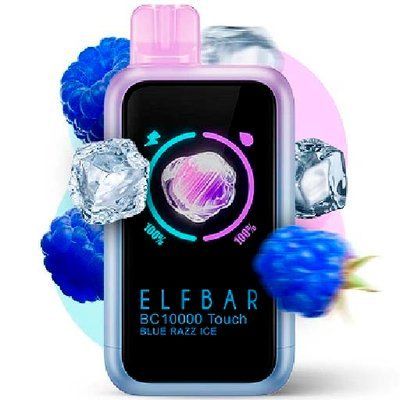 EIfВаг ВС 10 000 Touch Blue Razz Ice (Голубая малина Лед) bc10k45 фото