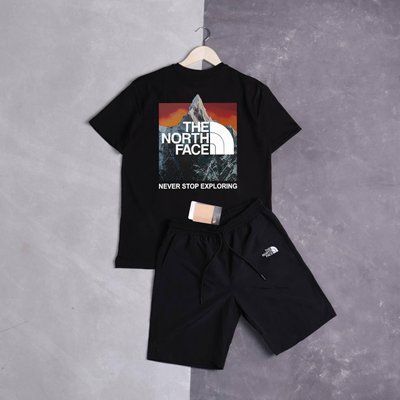 Комплект чоловічий The North Face чорний шорти футболка літній повсякденний XXL 2608415215 фото