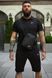 Спортивный комплект мужской Nike черный поло шорты барсетка костюм летний найк трикотажный повседневный M 2657728566 фото 3