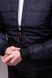 Куртка бомбер чоловіча Road синя утеплена однотонна на блискавці легка осінь весна повсякденна 2666701924 фото 8