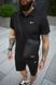 Спортивный комплект мужской Nike черный поло шорты барсетка костюм летний найк трикотажный повседневный M 2657728566 фото 4