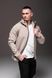 Куртка чоловіча Soft Shell на флісі бежева утеплена однотонна на блискавці з капюшоном осінь весна XL 2668250327 фото 4