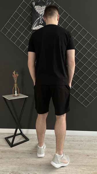 Шорти футболка Nike чорний комплект чоловічий літній повсякденний 2606906074 фото