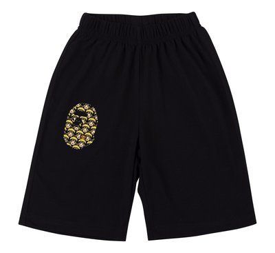 Шорты мужские Bape черные трикотажные спортивные повседневные M 2605746935 фото