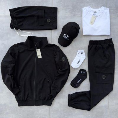 Спортивный костюм мужской Cp company шорты футболка кепка кп компани весенний осенний летний M 2630181093 фото