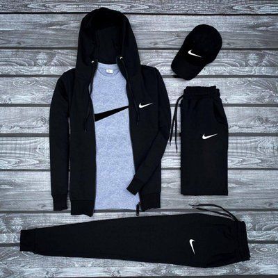 Спортивный костюм мужской Найк шорты кепка Комплект Nike осень весна 2614942318 фото