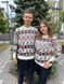 Светр новорічний з оленями чоловічий в'язаний вовняний XXL (XL) 2384778105 фото 10