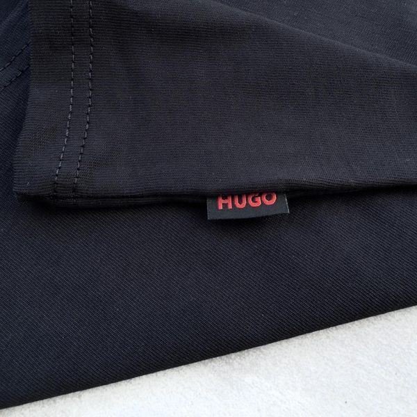 Спортивний Костюм Чоловічий Літній HUGO чорний шорти футболка спортивний комплект 2607387093 фото