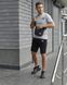 Комплект спортивный мужской The North Face футболка серая+шорты черные+барсетка летний костюм норс фейс L 2657546552 фото 10
