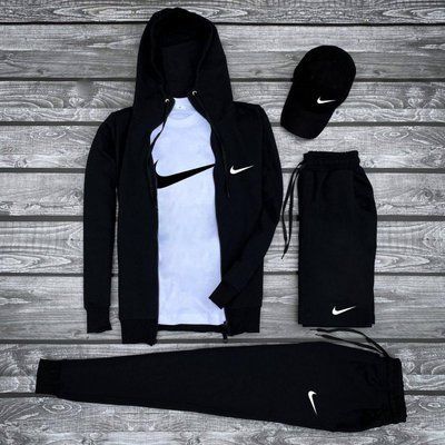 Спортивный костюм мужской Найк шорты кепка Комплект Nike осень весна XL 2615104958 фото