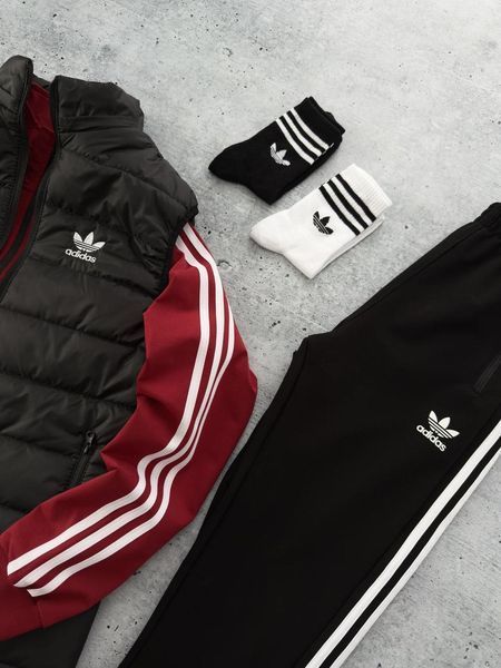 Спортивний костюм чоловічий Адідас Adidas жилет шкарпетки комплект з олімпійкою весняний осінній 2623042069 фото