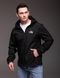 Ветровка мужская The North Face Softshell черная куртка на флисе на молнии с капюшоном осень весна норс фейс 2661811441 фото 3
