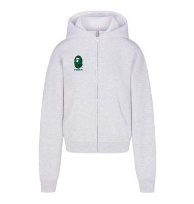 Худі чоловіча з блискавкою BAPE світла осіння веснянна літня спортивна кофта з капюшоном двонитка повсякденна M 2611179747 фото