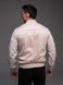 Куртка бомбер замшева чоловіча базова молочна на блискавці легка однотонна осінь весна повсякденна L 2669250252 фото 2