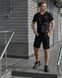 Комплект чоловічий спортивний Puma чорний футболка шорти барсетка костюм літній трикотажний пума повсякденний M 2656521607 фото 7