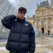 Куртка зимова Чоловіча Норд Фейс ТНФ Пуховик тепла базова однотонна з капюшоном чорна 1997258775 фото 6