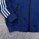Худі чоловіча з блискавкою Adidas електрик весняна літня осіння спортивна кофта двонитка комір-стійка XXL 2611821658 фото 2