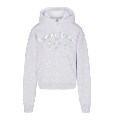 Толстовка мужская Chrome Hearts светлая весенняя летняя осенняя кофта с капюшоном двунитка повседневная 2610976094 фото