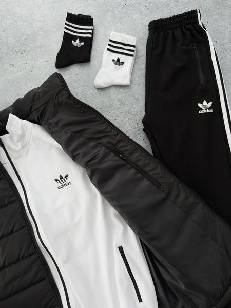 Спортивний костюм чоловічий Адідас Adidas жилет шкарпетки комплект з олімпійкою весняний осінній 2623042071 фото