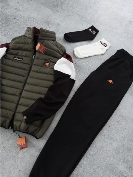 Спортивный костюм мужской элис Ellesse жилетка комплект весенний осенний L 2630441327 фото