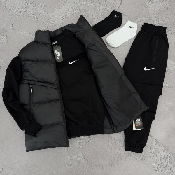 Комплект Найк Nike спортивний костюм чоловічий жилет осінній весняний демісезонний 2627231444 фото