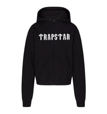Худи мужская с молнией Trapstar черная осенняя весенняя летняя спортивная кофта с капюшоном двунитка XL 2611213353 фото
