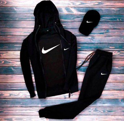 Спортивный костюм мужской футболка бейсболка Найк Nike комплект мужской весна осень XXL 2614232804 фото