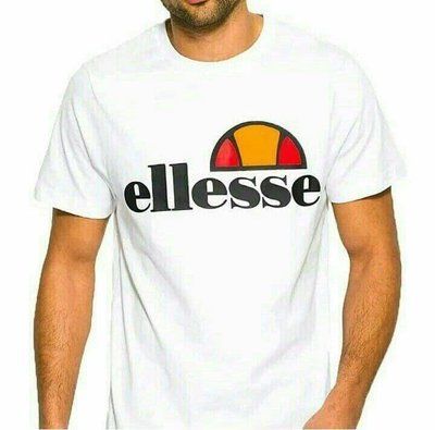 Футболка чоловіча Ellesse біла бавовняна теніска вільного крою 2603812352 фото