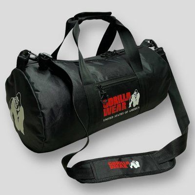 Сумка спортивная тубус GORILLA WEAR черная размер 52*25*25см 27L 2454344544 фото