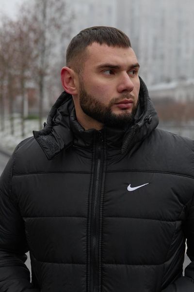 Куртка зимова Чоловіча Найк Пуховик комплект + утеплені брюки з тринитки 2400533768 фото
